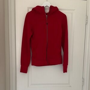 lululemon athletica Red Hoodie Jacket